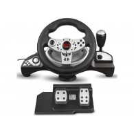 NanoRS RS700 Gaming Controller Black, Silver USB Steering wheel Analogue / Digital Android, PC, PlayStation 4, Playstation 3, Xb