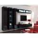 Cama Full cabinet VIGO '180' 180/40/30 black/black gloss