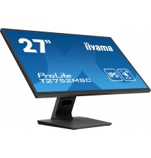 iiyama ProLite 27” Optical Bonded PCAP 10pt touchscreen monitor with IPS panel technology, edge-to-edge glass design and anti-fi