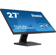 iiyama ProLite 27” Optical Bonded PCAP 10pt touchscreen monitor with IPS panel technology, edge-to-edge glass design and anti-fi