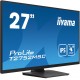 iiyama ProLite 27” Optical Bonded PCAP 10pt touchscreen monitor with IPS panel technology, edge-to-edge glass design and anti-fi
