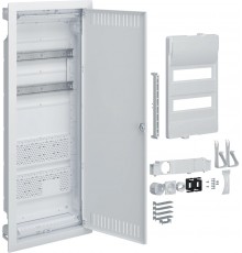 Plastic Hybrid PT Enclosure 24M 2x Mounting Plate IP40 865x335x90 Perforated Door Volta.Hybrid