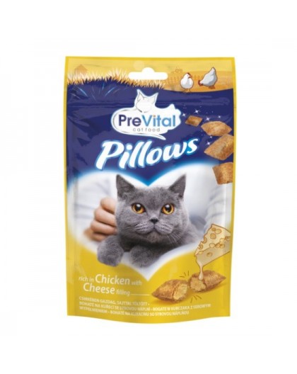 PREVITAL Pillows Chicken with cheese - cat treats - 60g