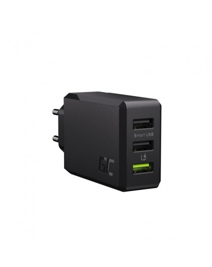 Green Cell CHARGC03 mobile device charger Black Indoor