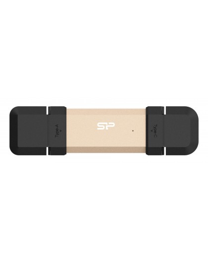 Silicon Power DS72 USB flash drive 500 GB USB Type-A / USB Type-C 3.2 Gen 2 (3.1 Gen 2) Gold