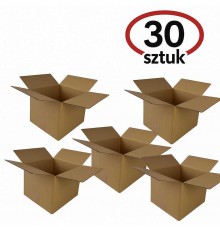 Flap carton BESTPAK 200x120x80 mm 3W 320G/M2 30 pcs. Grey-brown