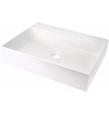 Granite countertop washbasin with space for a tap - 500x400 mm