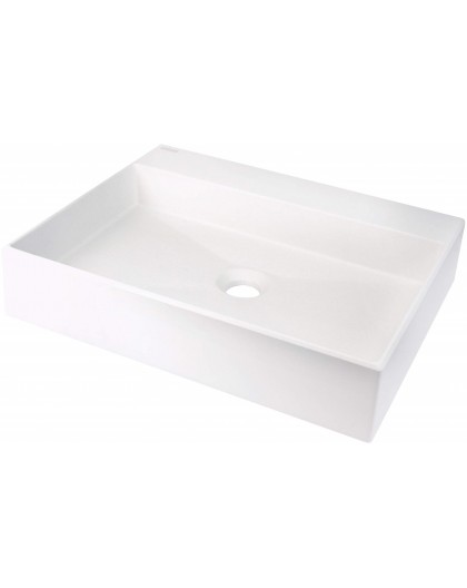 Granite countertop washbasin with space for a tap - 500x400 mm