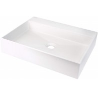 Granite countertop washbasin with space for a tap - 500x400 mm