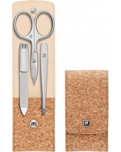 ZWILLING Twinox manicure set 97690-006-3 - cork case 3 pieces