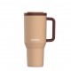 Thermal mug with telescopic straw Kambukka Rio Tumbler 950ml Almond Dream