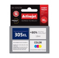 Activejet AH-305CRX Ink (replacement for HP 305XL 3YM63AE Premium 18 ml color Cyan, Magenta, Gelb)