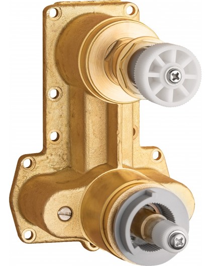 Thermostatic flush-mounted BOX body with shower switch