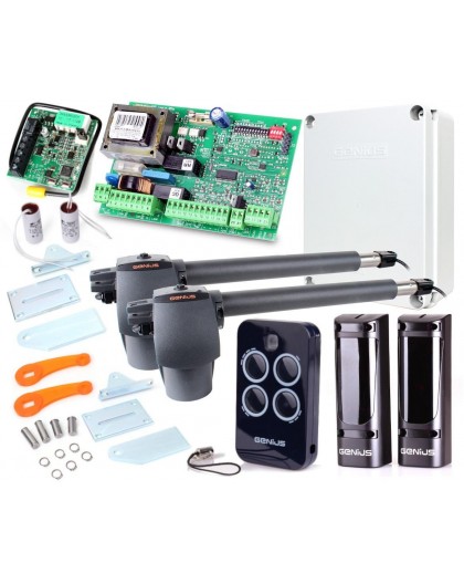 Genius G-Bat 400 kit for 8m double-leaf gates