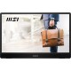 MSI PRO MP161 E2U Portable TV/Monitor Portable Monitor Black 39.6 cm (15.6") LED 1920 x 1080 Pixels