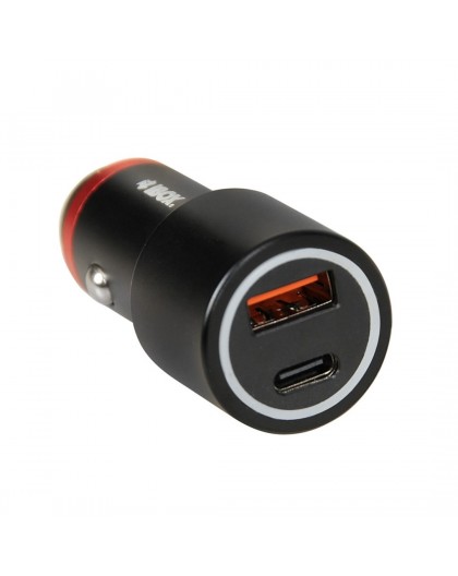 iBox ICC20 mobile device charger Smartphone, Smartwatch, Tablet Black Cigar lighter Fast charging Auto