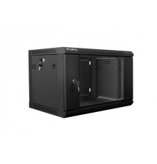 Lanberg wall mounted 19" rack cabinet 6U 600x450 black wf01-6406-10b