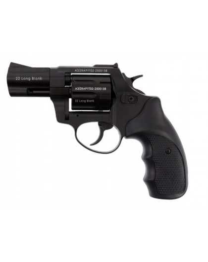 ZORAKI R1-K6L BAS alarm signal blank-firing revolver, 2.5" barrel, .22 Long Blank caliber, black (R1256BMP-BAS)