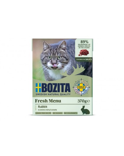 BOZITA Rabbit in Sauce - Wet Cat Food - 370g