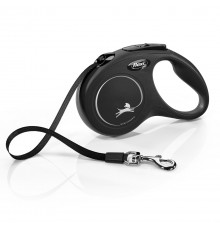 Flexi New CLASSIC 5 m Black Dog Retractable lead