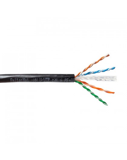 EmiterNet External Gelled Cable UTP (U/UTP) Cat.6 Gel, Wire 4x2x0.57, PE+GEL