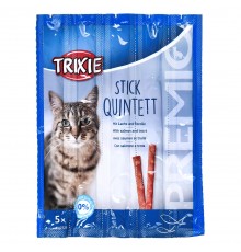 Snacks Premio Sticks-blackened salmon with trout-dry cat food-5x5g