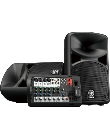 Yamaha Stagepas 400BT - portable PA system with 8-channel mixer and built-in power amplifier