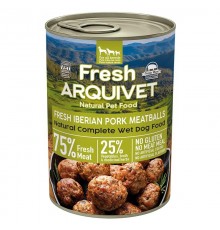 ARQUIVET Fresh Iberian Pork Meatballs - wet dog food - 400g