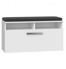 Topeshop RIVA SZAFKA BIEL shoe organizer Closed White