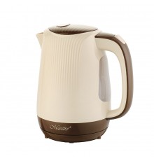 Feel-Maestro MR042 beige electric kettle 1.7 L Beige, Brown 2200 W