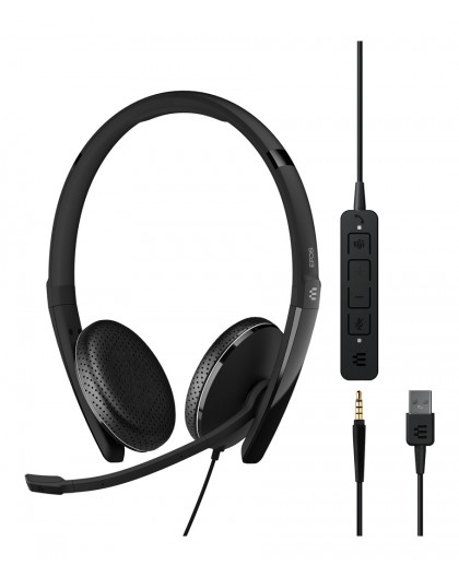 EPOS ADAPT 165T USB II Headset Wired Headband Office/Call Centre USB Type-A Black