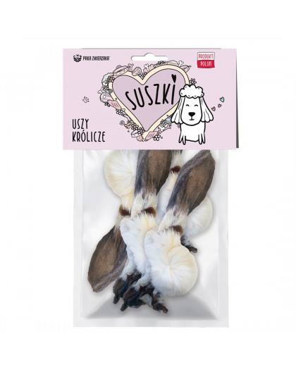 PAKA ZWIERZAKA Rabbit ears - dog treat - 90g