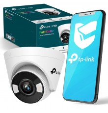 TP-LINK VIGI 4MP Full-Color Wi-Fi Turret Network Camera VIGI C440-W Dome 4 MP 4 mm H.265+/H.265/H.264+/H.264 MicroSD
