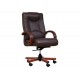 LIDER brown leather armchair