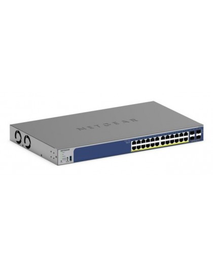 NETGEAR 28-Port PoE Gigabit/10G Stackable Smart Switch (GS728TXP)