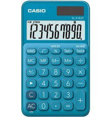 CASIO CALCULATOR POCKET SL-310UC-BU BLUE, 10 DIGITAL DISPLAY