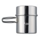 ESBIT Edelstahl Topf Pot 1 L Stainless steel