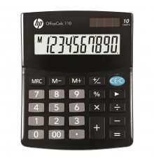 HP Calculator office HP OC 110/INT BX, 10-digit display, 125x101x33mm, black