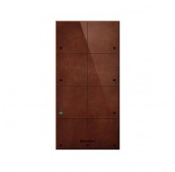 GRENTON TOUCH PANEL/ 8 TOUCH AREAS/ TF-BUS/ DARK, MADE OF NATURAL LEATHER FRONT
