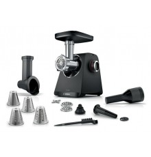 Мясорубка Bosch Serie 4 MFWS440B, 1900 Вт, черная, серебристая