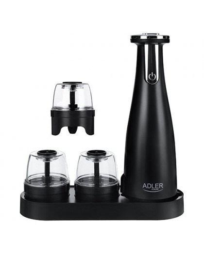 Spice mill set Adler AD 4449B Black