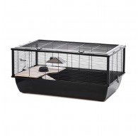 INTER-ZOO Bob + Wood black - cage for a hamster
