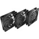 Alpenföhn® JetStream Triple - black fan, 3 pieces
