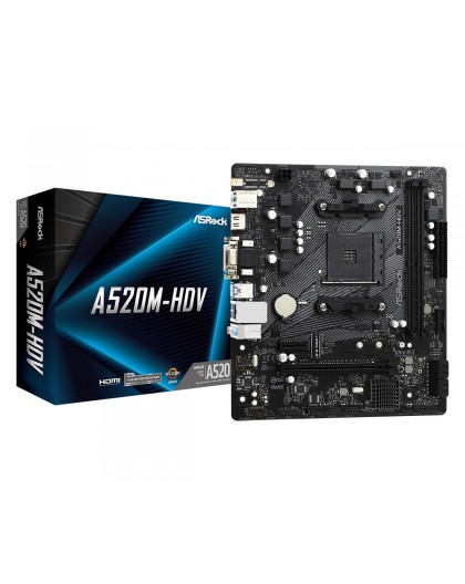 Asrock A520M-HDV Socket AM4 micro ATX