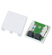 Alantec GN002 wire connector 2xRJ45 White