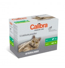 CALIBRA Cat Premium Sterilised - wet cat food - 12x100g