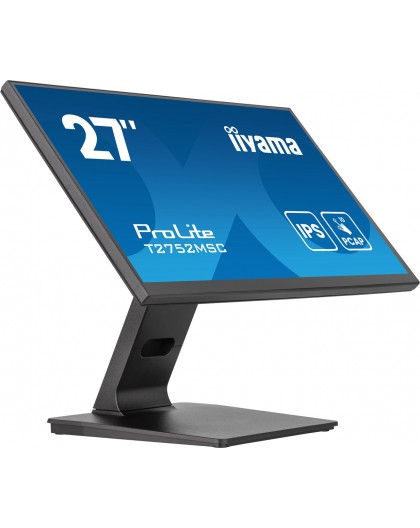 iiyama ProLite 27” Optical Bonded PCAP 10pt touchscreen monitor with IPS panel technology, edge-to-edge glass design and Anti-Gl