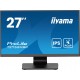iiyama ProLite 27” Optical Bonded PCAP 10pt touchscreen monitor with IPS panel technology, edge-to-edge glass design and Anti-Gl