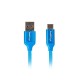 Кабель Lanberg CA-USBO-22CU-0010-BL USB 1 м USB 2.0 USB C USB A Синий