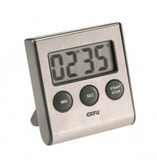GEFU CONTARE Digital kitchen timer Black, Stainless steel